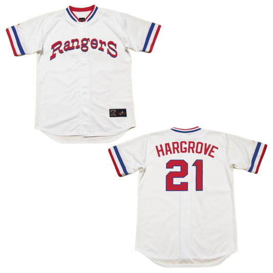 Baseball Mike Hargrove Texas Rangers 21 Jersey