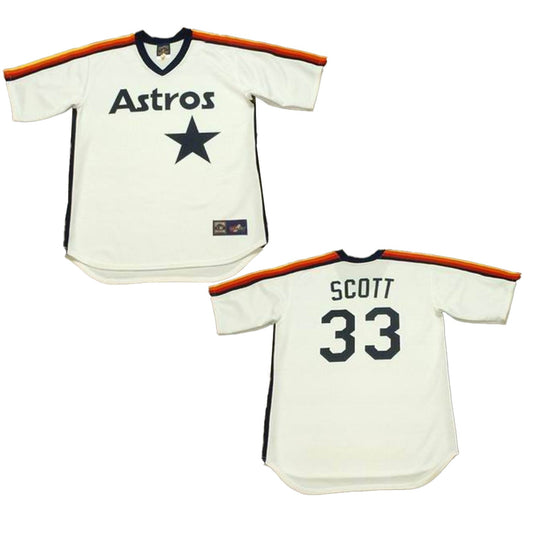 Baseball Mike Scott Houston Astros 33 Jersey