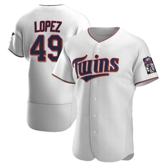 Baseball Pablo Lopez Minnesota Twins 49 Jersey