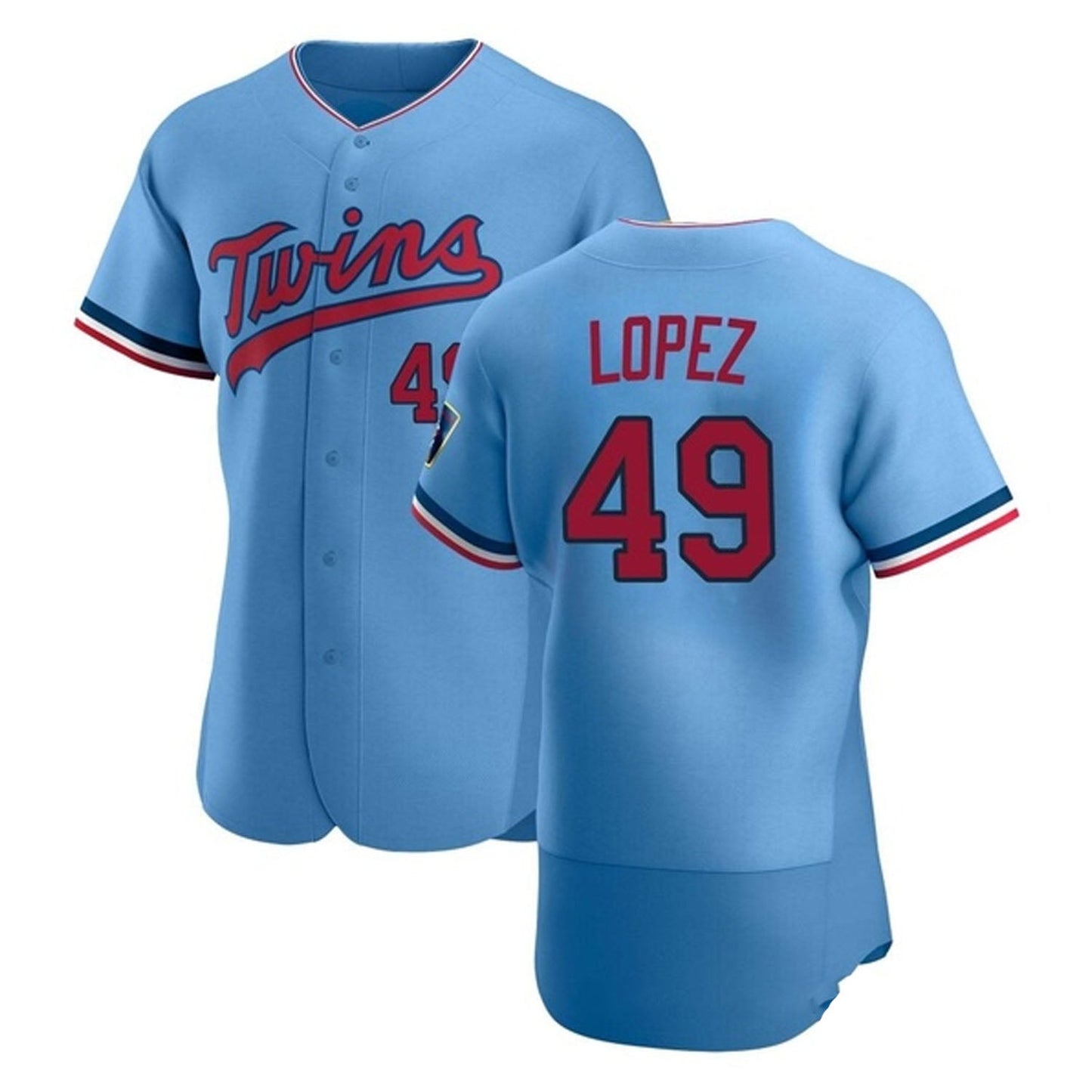 Baseball Pablo Lopez Minnesota Twins 49 Jersey