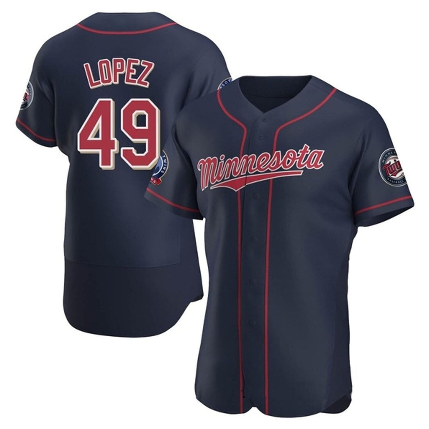 Baseball Pablo Lopez Minnesota Twins 49 Jersey
