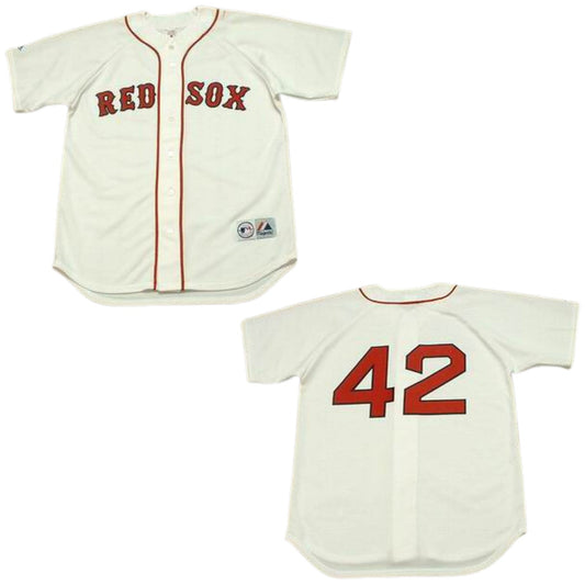 Baseball Mo Vaughn Boston Red Sox 42 Jersey