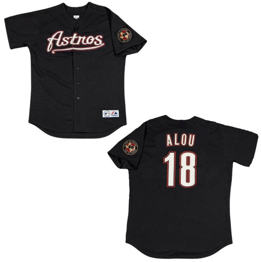 Baseball Moises Alou Houston Astro 18 Jersey