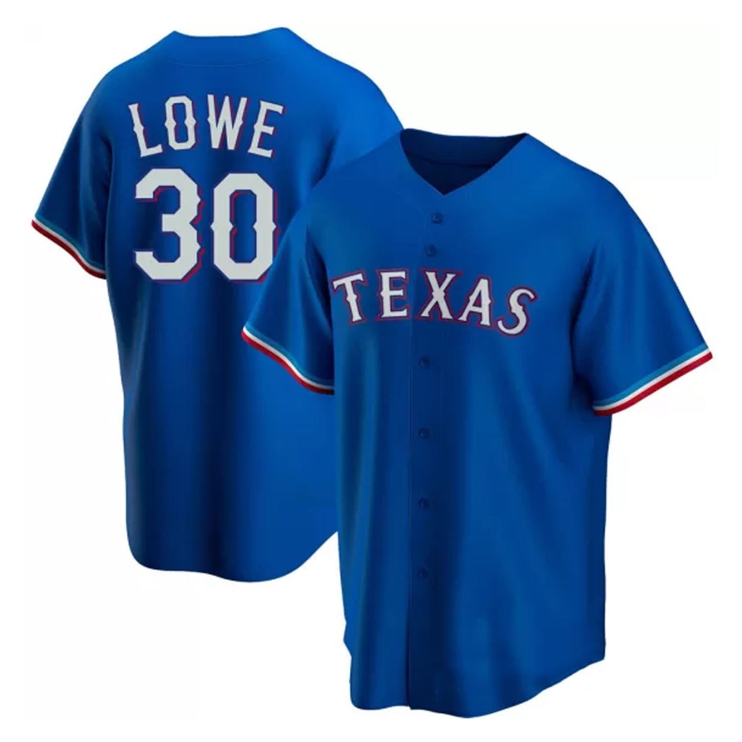 Baseball Nathaniel Lowe Texas Rangers 30 Jersey