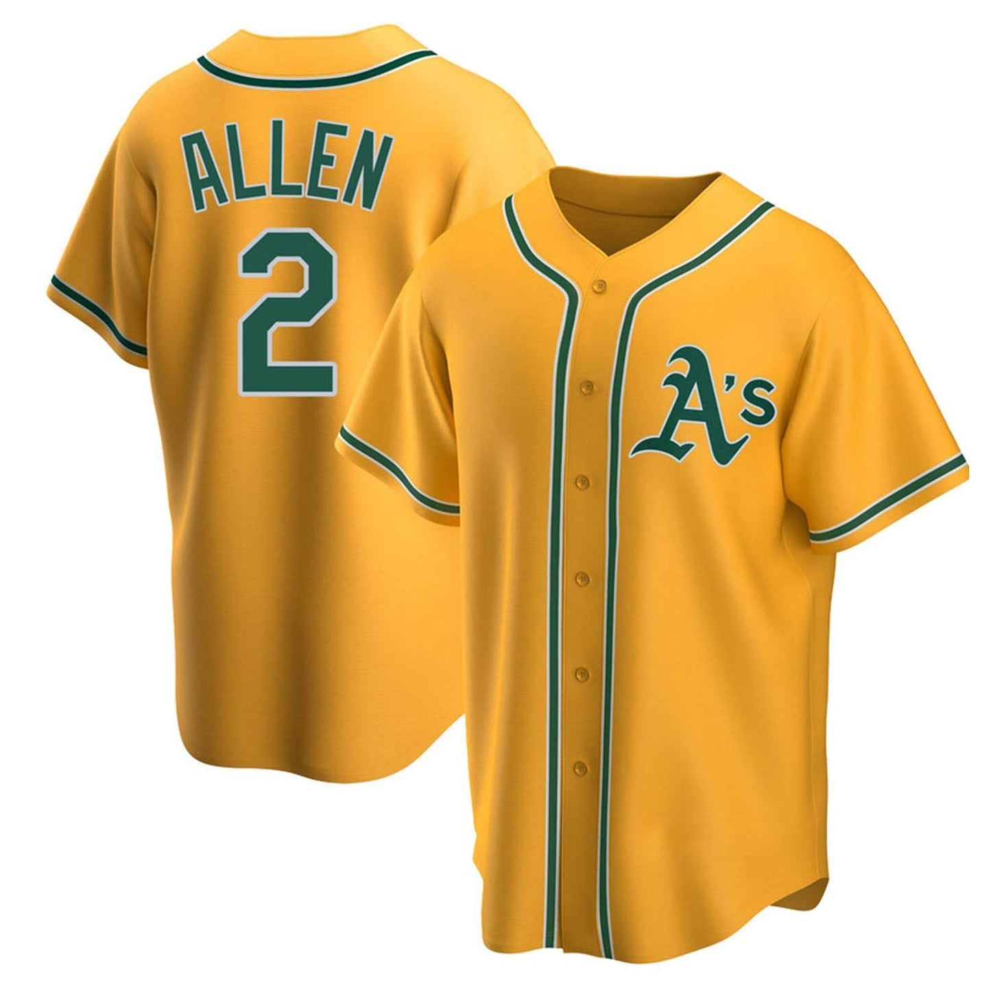Baseball Nick Allen Oakland Athletics 2 Jersey