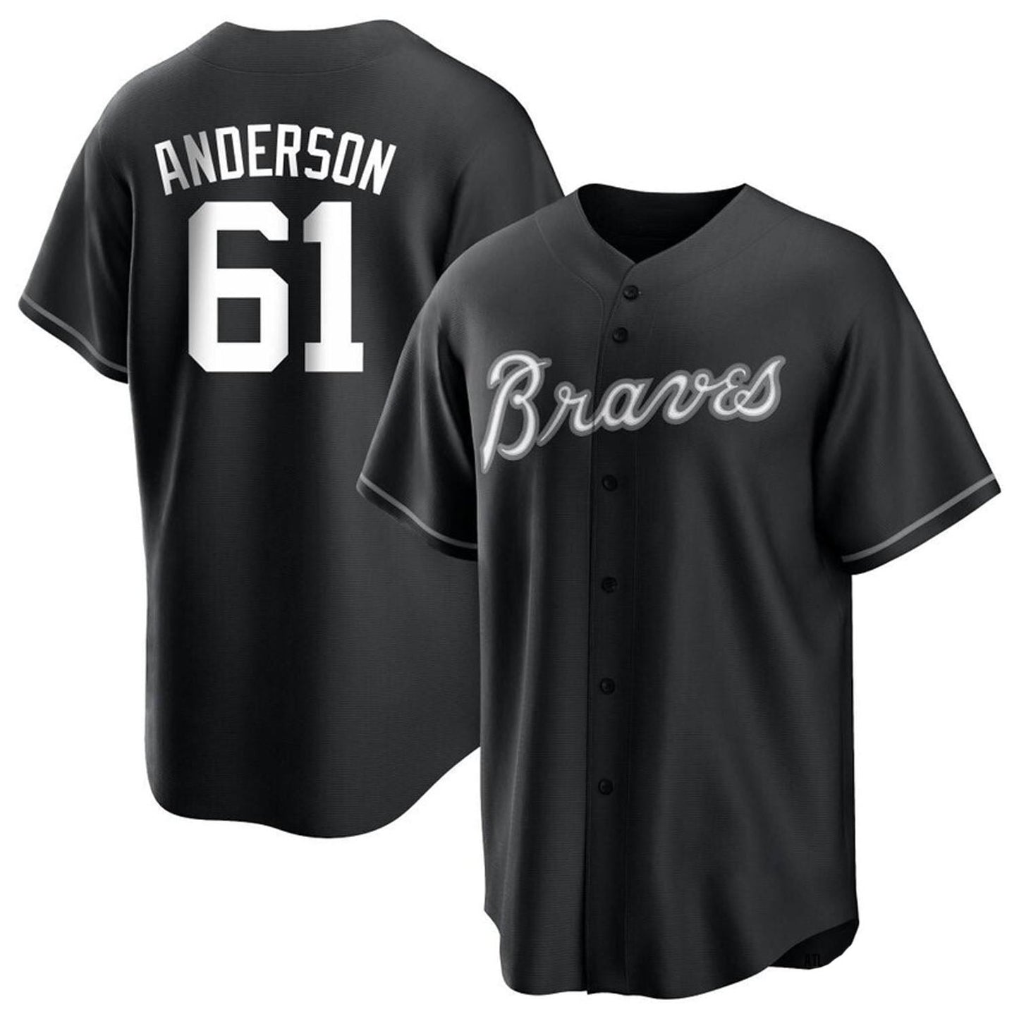 Baseball Nick Anderson Atlanta Braves 61 Jersey