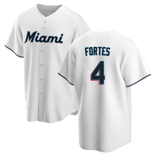 Baseball Nick Fortes Miami Marlins 4 Jersey