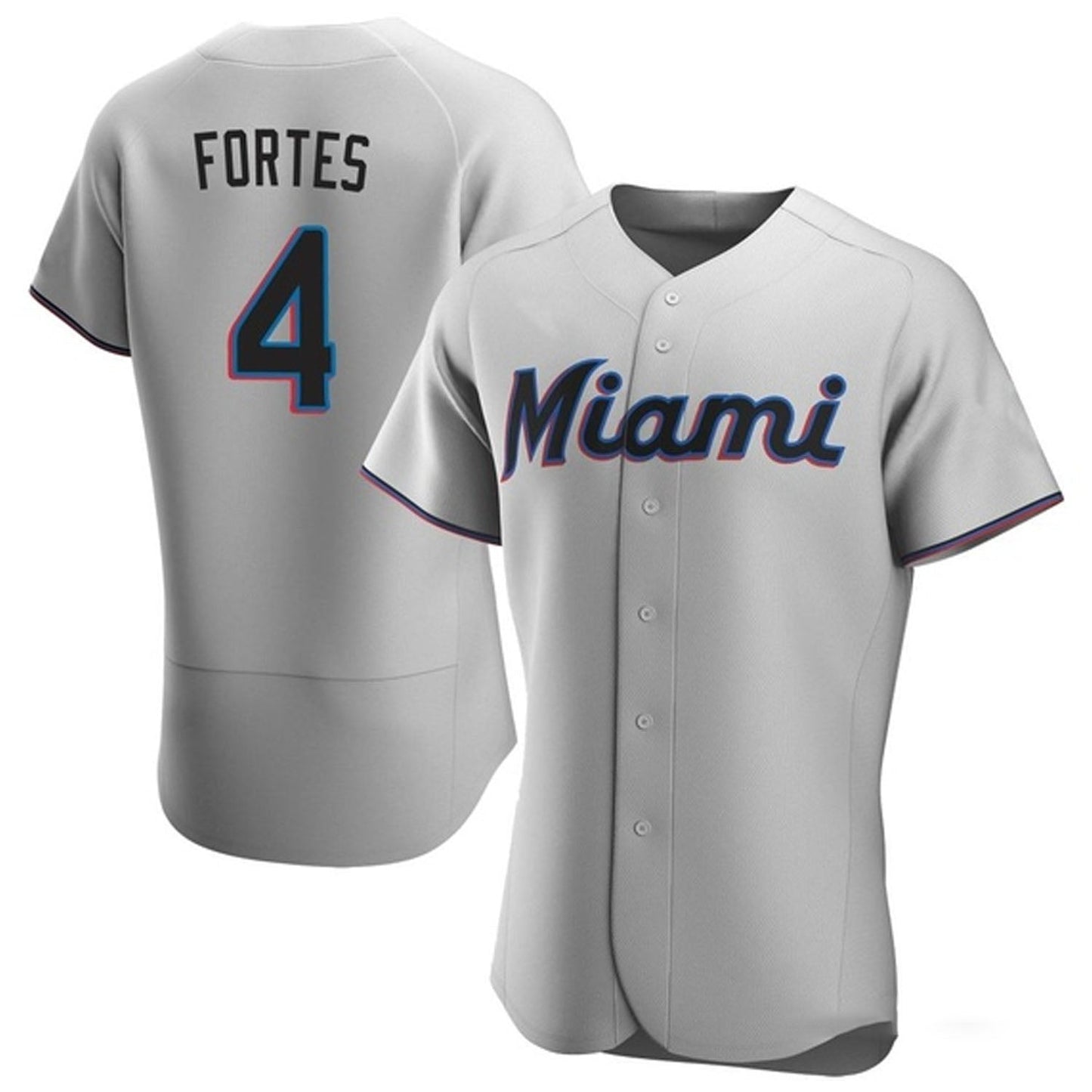 Baseball Nick Fortes Miami Marlins 4 Jersey