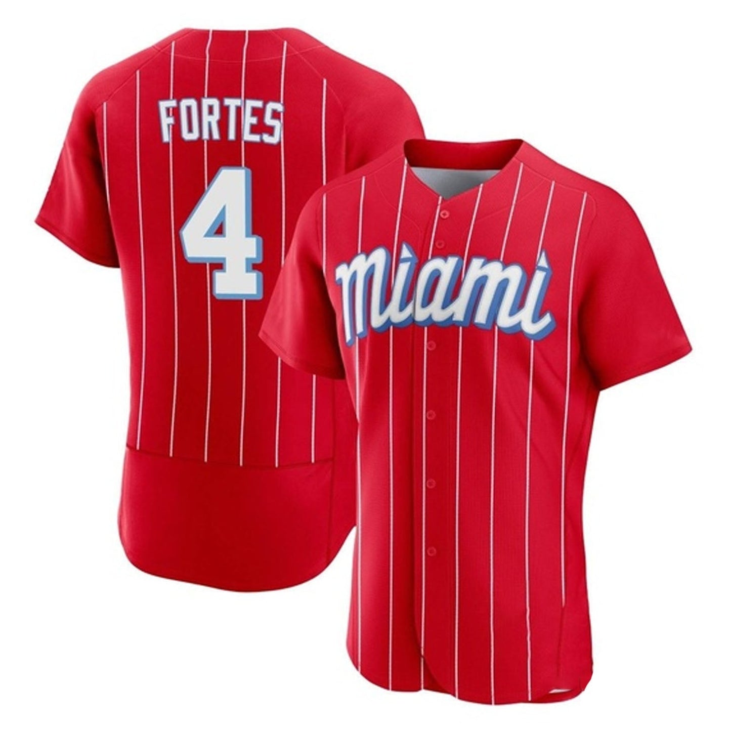 Baseball Nick Fortes Miami Marlins 4 Jersey