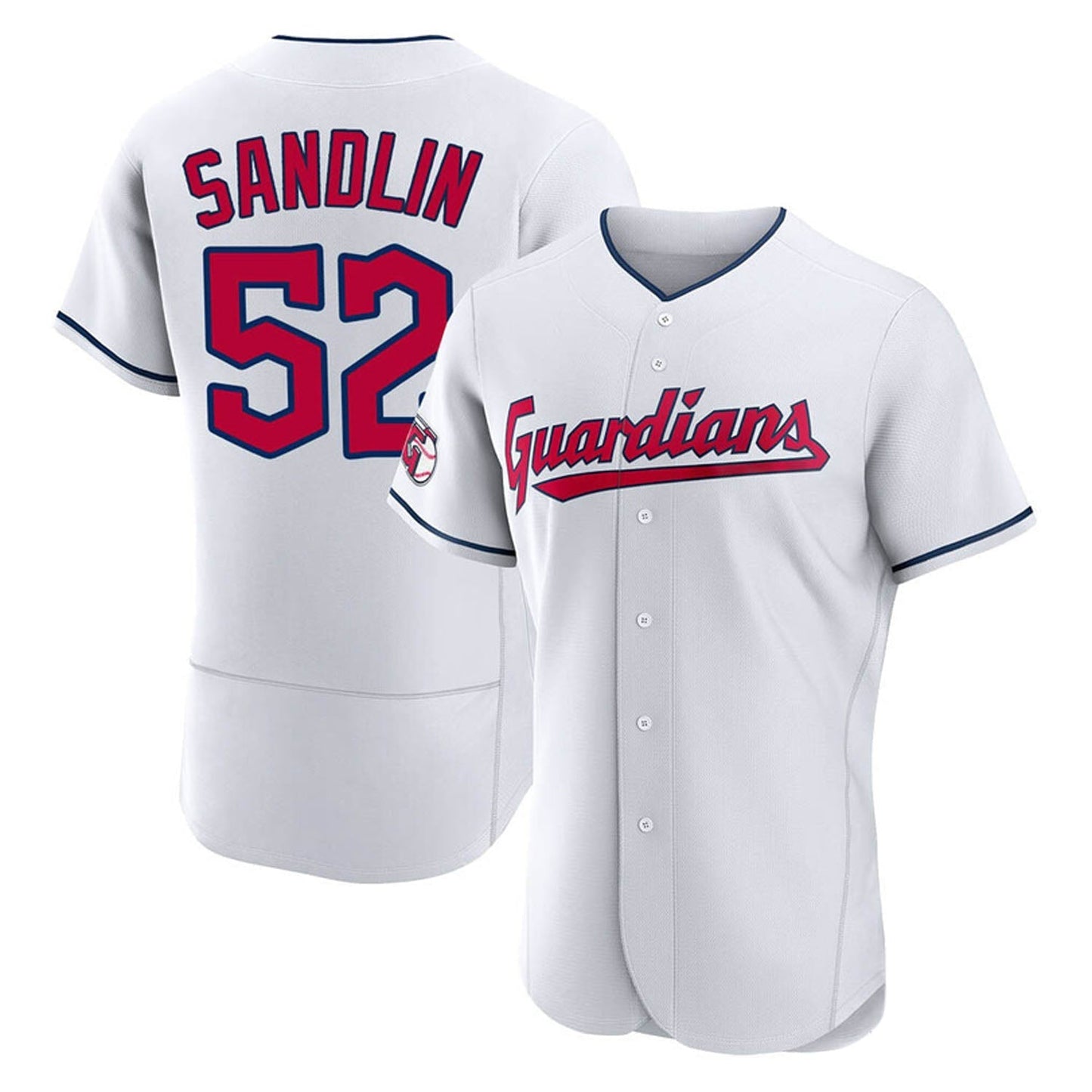 Baseball Nick Sandlin Cleveland Indians 52 Jersey