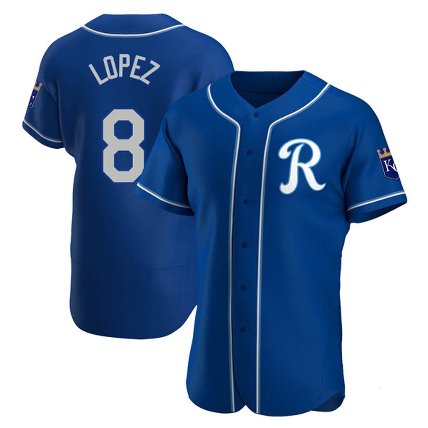 Baseball Nicky Lopez Kansas City Royals 8 Jersey