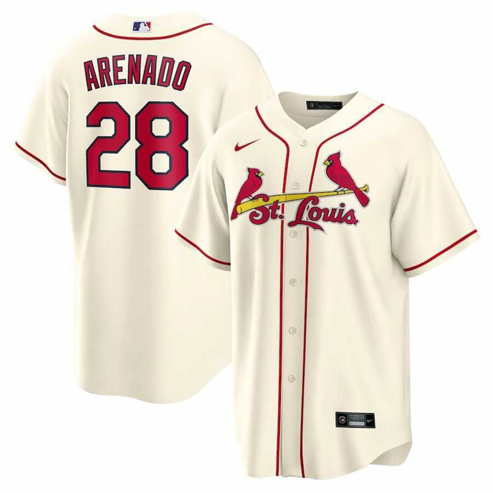 Baseball Nolan Arenado St Louise Cardinals 28 Jersey