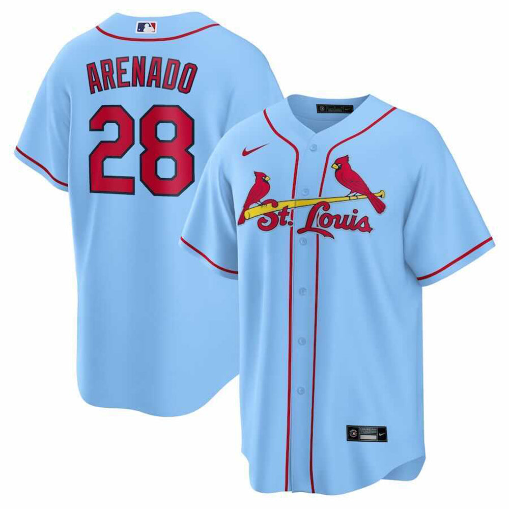 Baseball Nolan Arenado St Louise Cardinals 28 Jersey