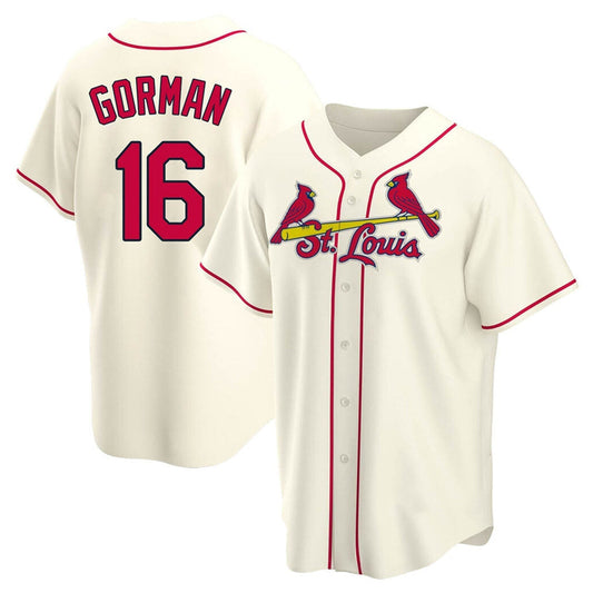 Baseball Nolan Gorman St Louis Cardinals 16 Jersey