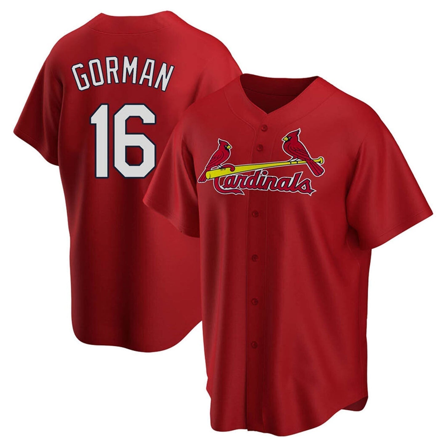 Baseball Nolan Gorman St Louis Cardinals 16 Jersey