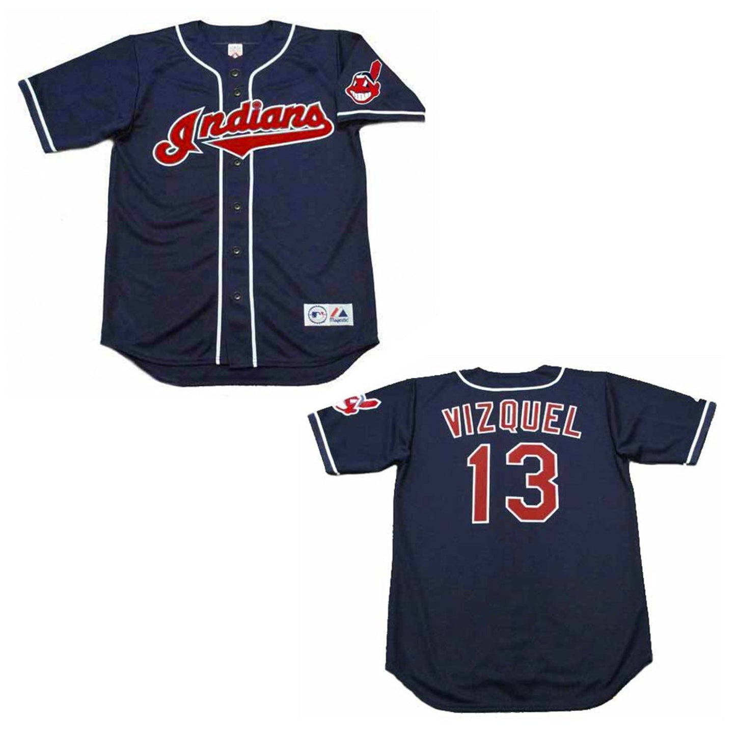 Baseball Omar Vizquel Cleveland Indians 13 Jersey