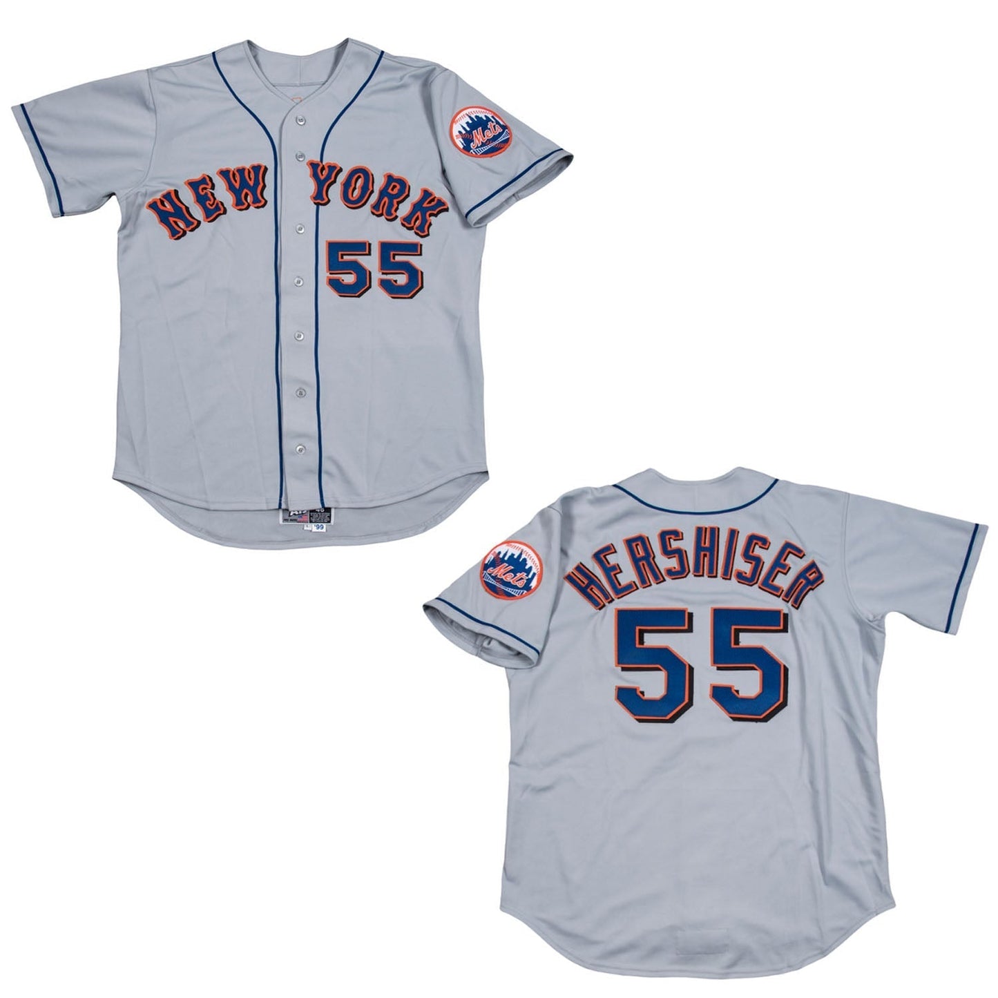 Baseball Orel Hershiser New York Mets 55 Jersey