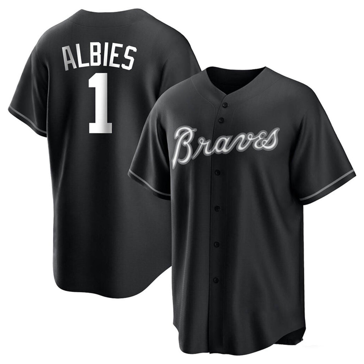 Baseball Ozzie Albies Atlanta Braves 1 Jersey