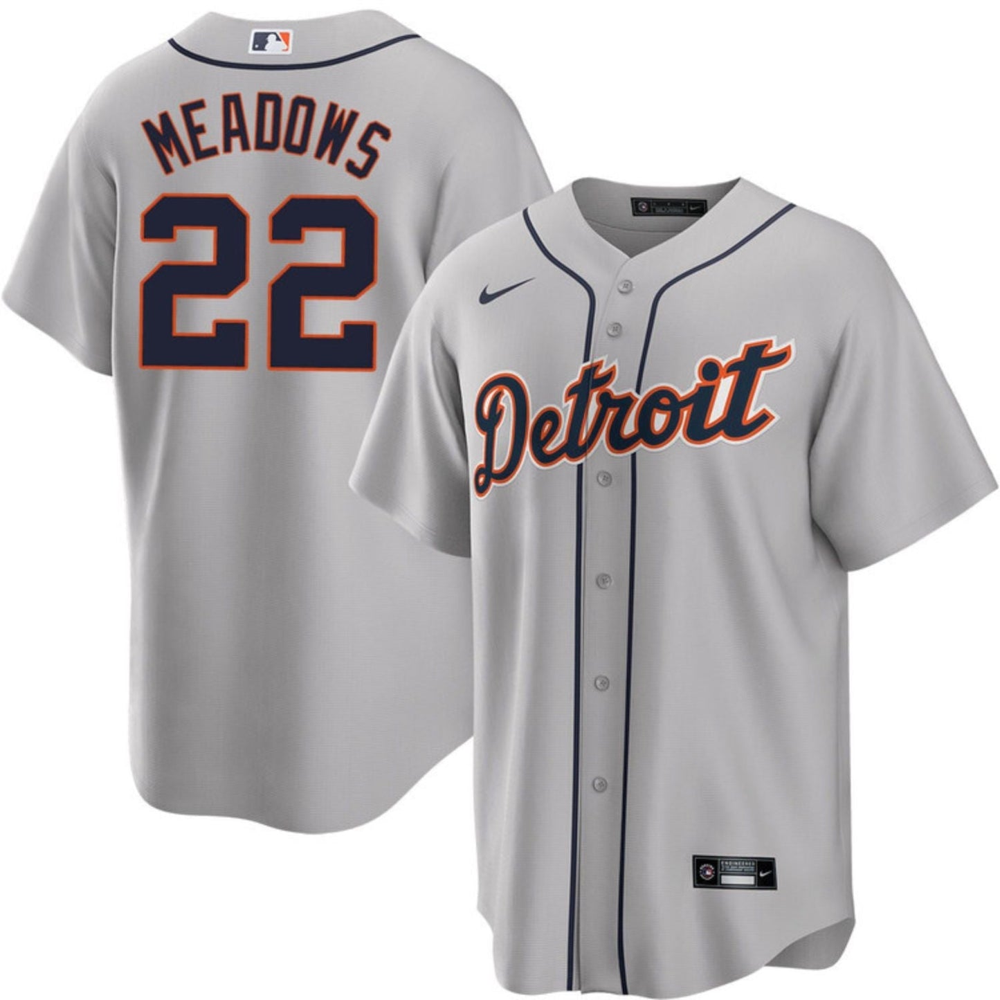 Baseball Parker Meadows Detroit Tigers 22 Jersey