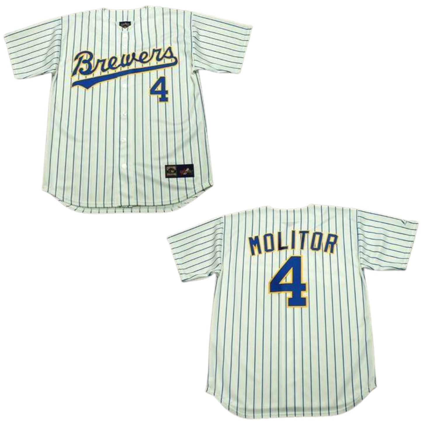 Baseball Paul Molitor Milwaukee Brewers 4 Jersey