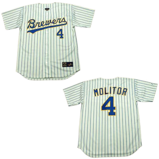 Baseball Paul Molitor Milwaukee Brewers 4 Jersey