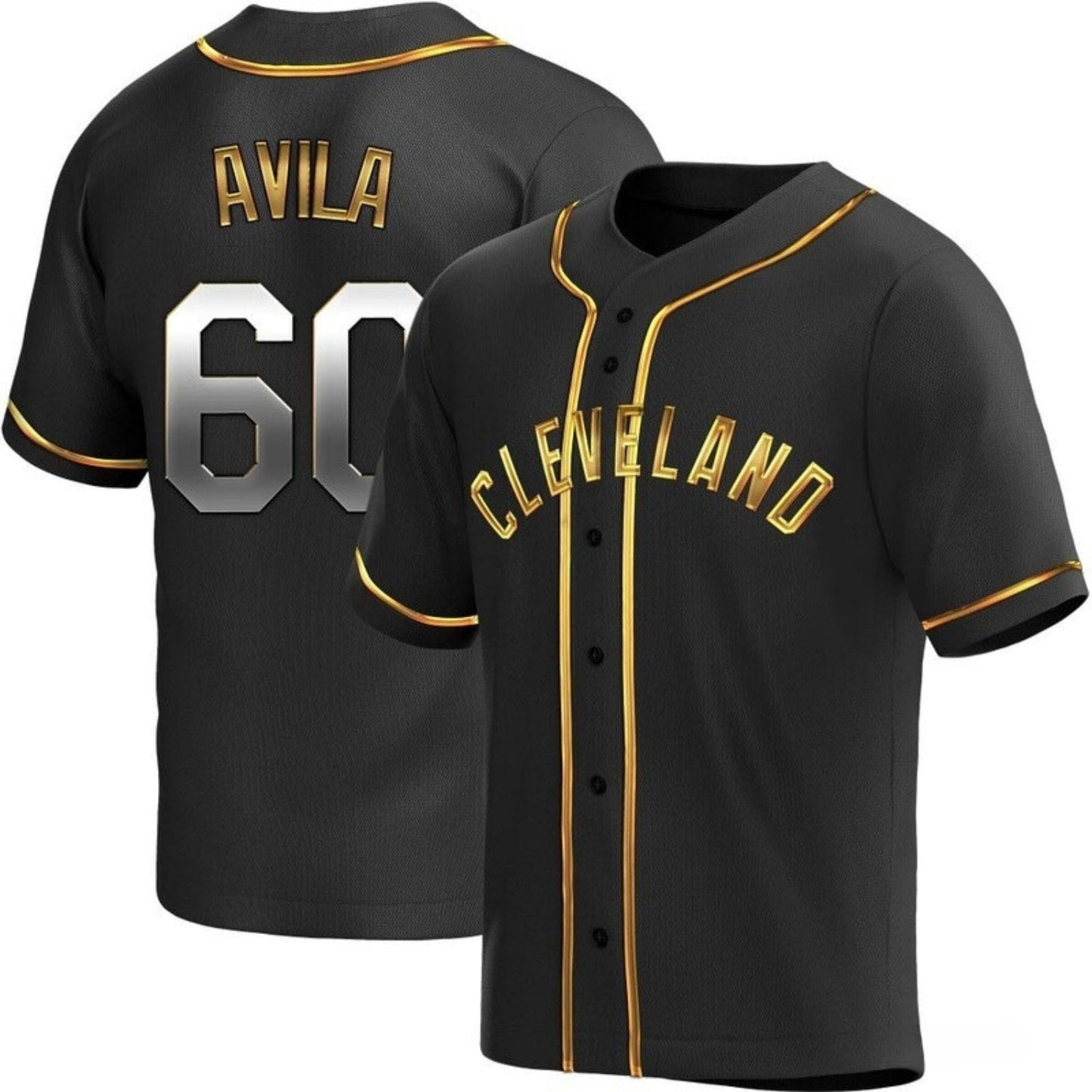Baseball Pedro Avila Cleveland Guardian 60 Jersey