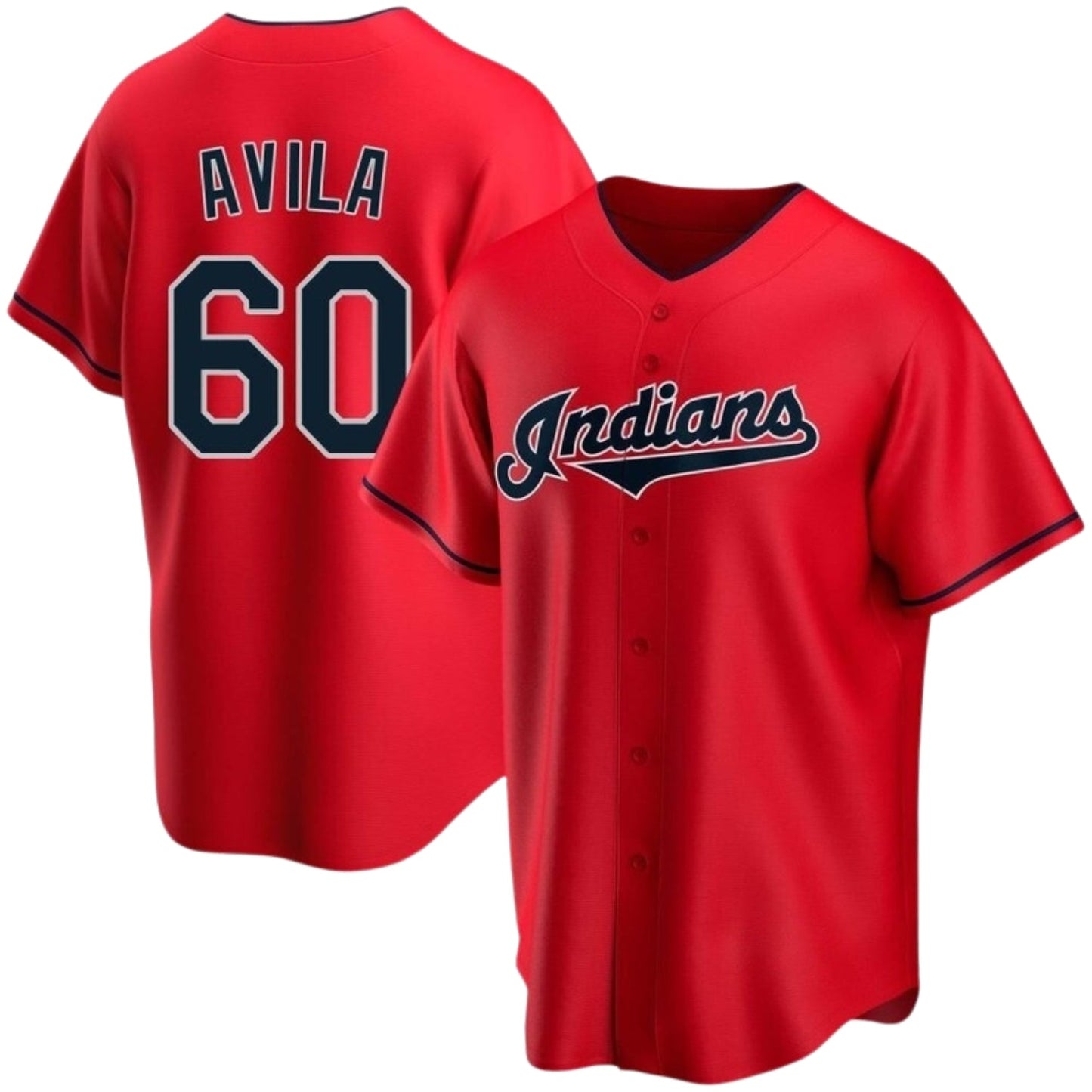 Baseball Pedro Avila Cleveland Guardian 60 Jersey
