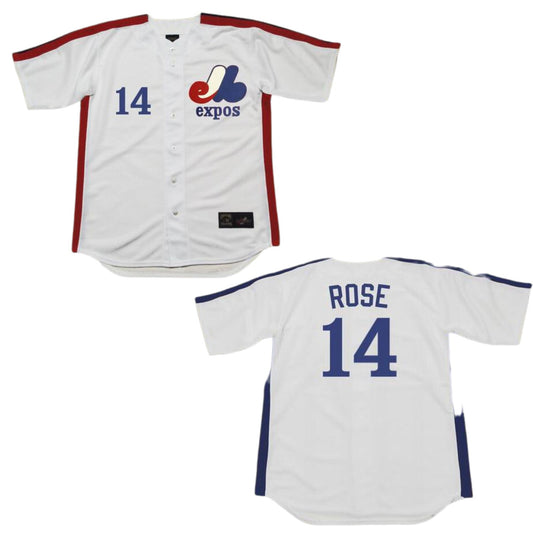 Baseball Pete Rose Montreal Expos 14 Jersey