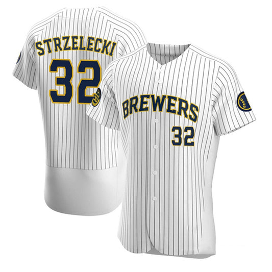 Baseball Peter Strzelecki Milwaukee Brewers 32 Jersey