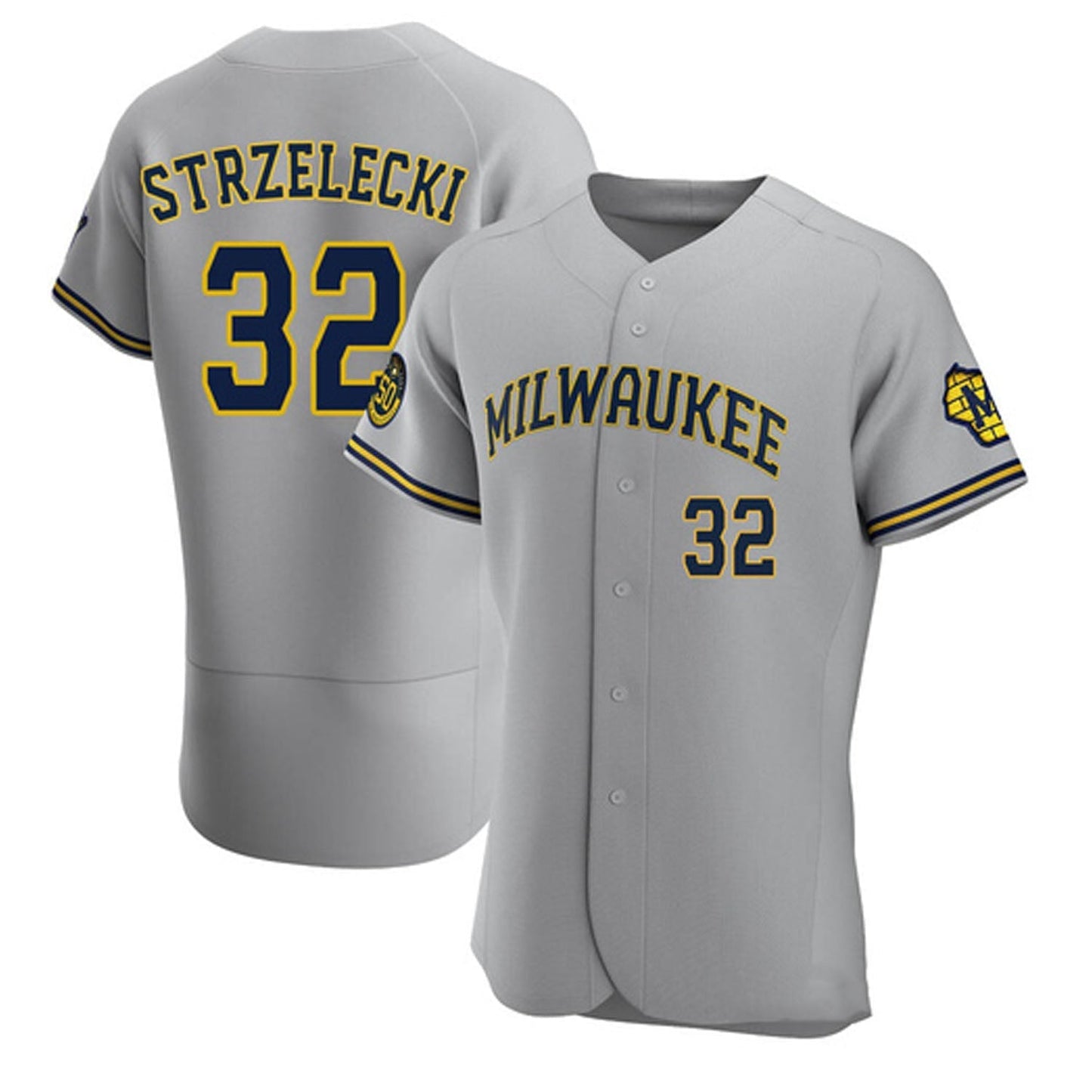 Baseball Peter Strzelecki Milwaukee Brewers 32 Jersey