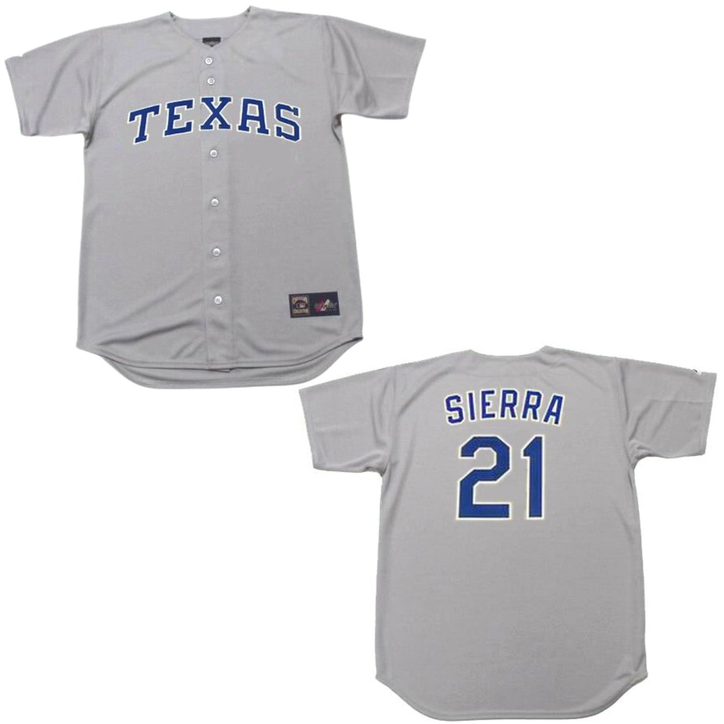 Baseball Reuben Sierra Texas Rangers 21 Jersey