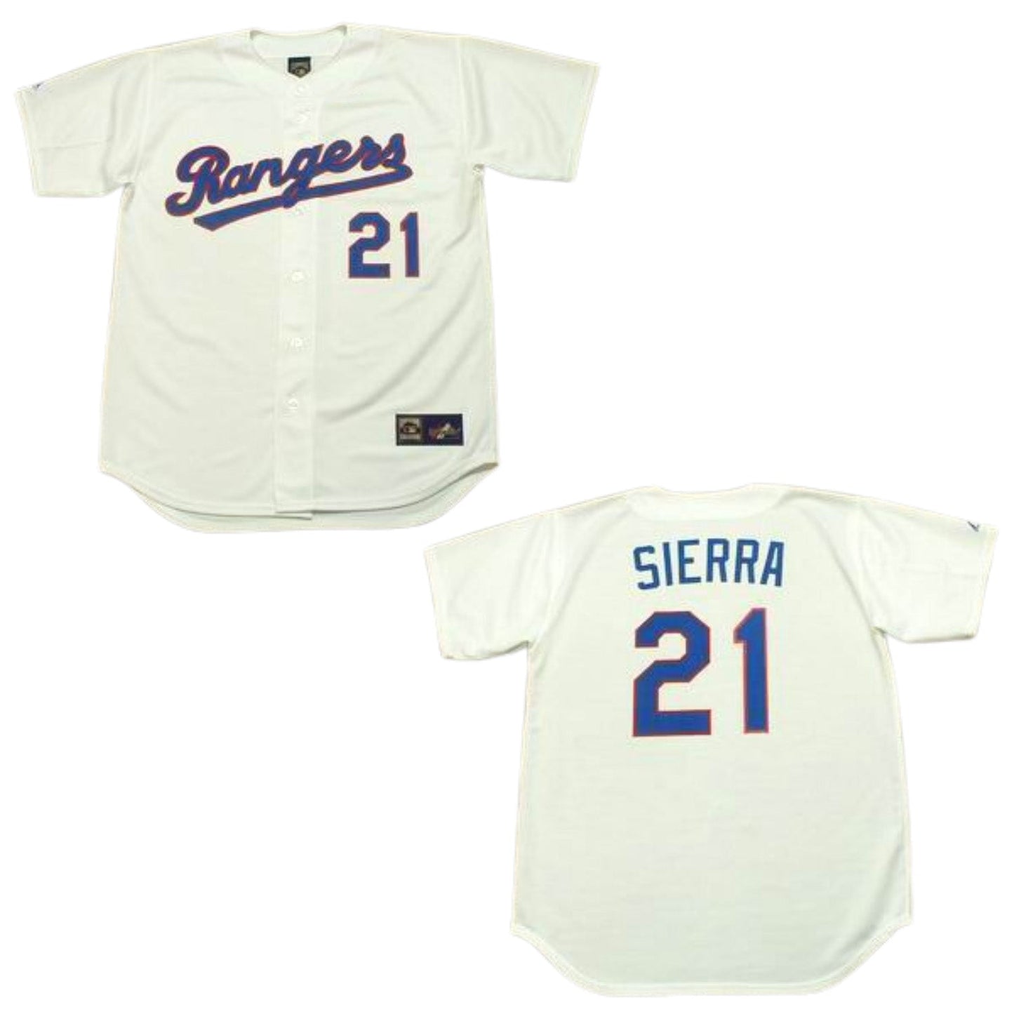 Baseball Reuben Sierra Texas Rangers 21 Jersey