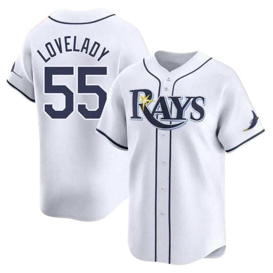 Baseball Richard Lovelady Tampa Bay Rays 55 Jersey