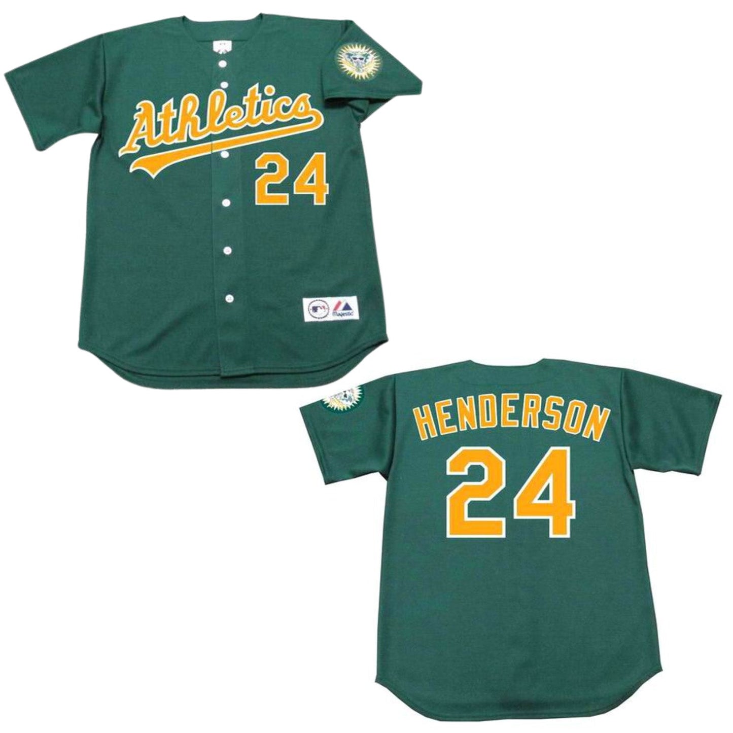Baseball Rickey Henderson Oakland Athletics 24 Jersey