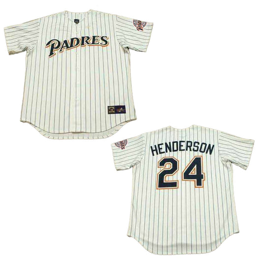 Baseball Rickey Henderson San Diego Padres 24 Jersey