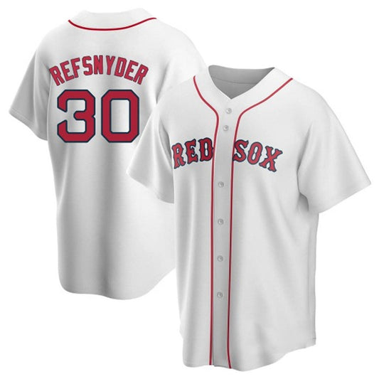 Baseball Rob Refsnyder Boston Red Sox 30 Jersey