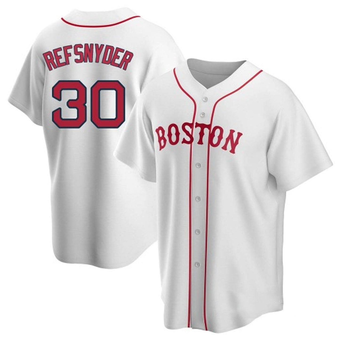 Baseball Rob Refsnyder Boston Red Sox 30 Jersey