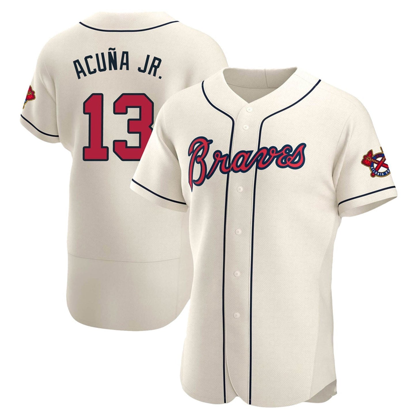 Baseball Ronald Acuna Jr. Atlanta Braves 13 Jersey