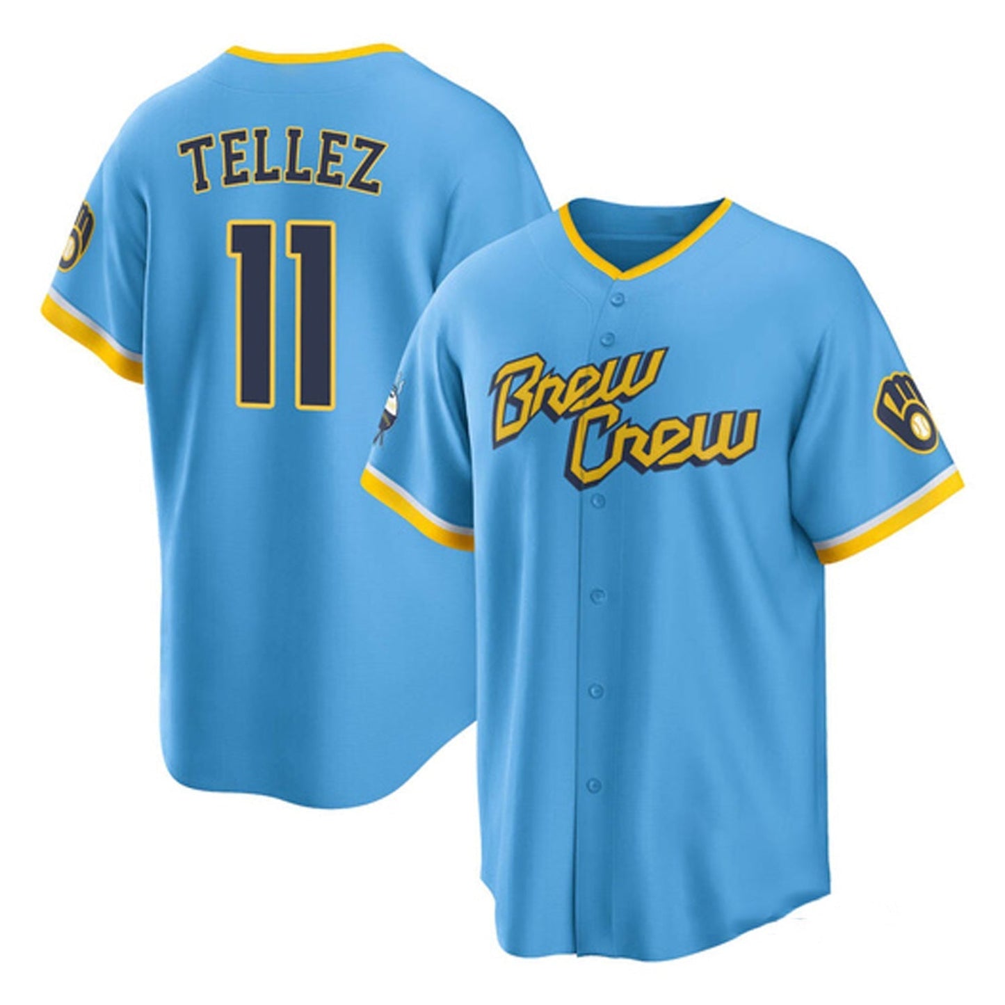 Baseball Rowdy Tellez Milwaukee Brewers 11 Jersey