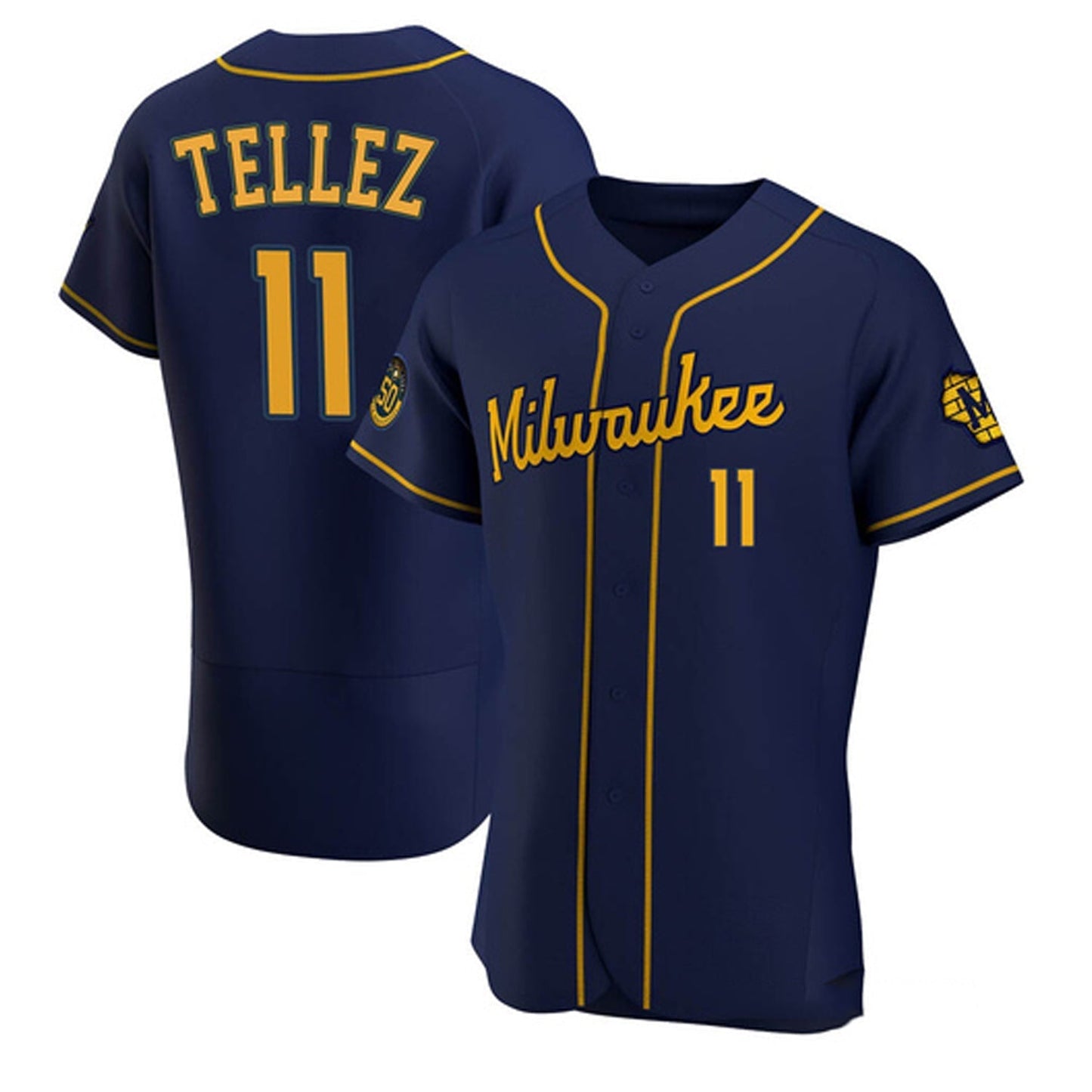 Baseball Rowdy Tellez Milwaukee Brewers 11 Jersey