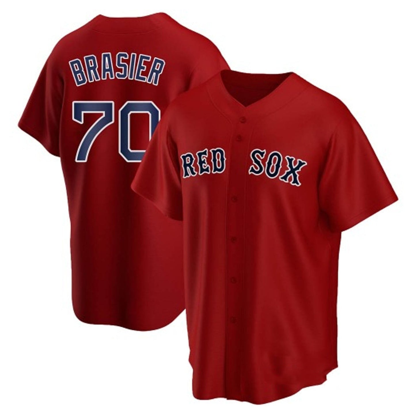 Baseball Ryan Brasier Boston Red Sox 70 Jersey