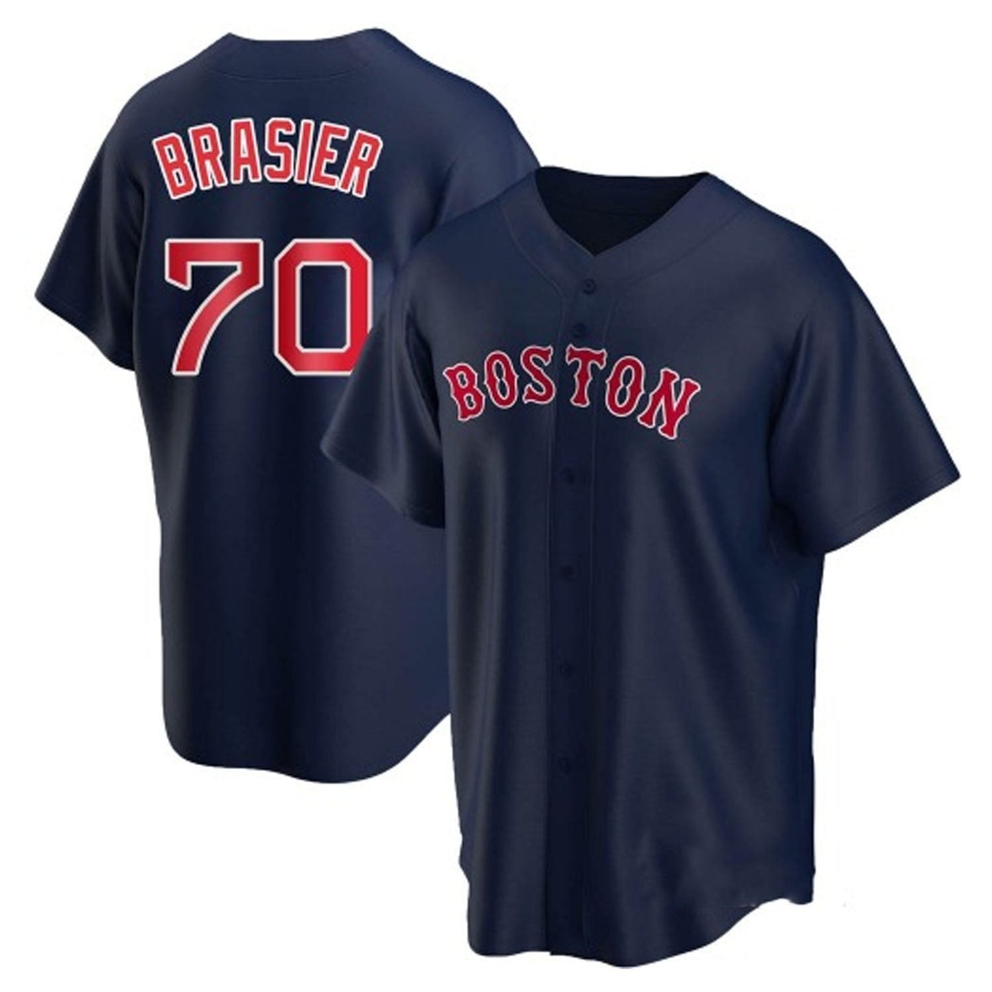 Baseball Ryan Brasier Boston Red Sox 70 Jersey