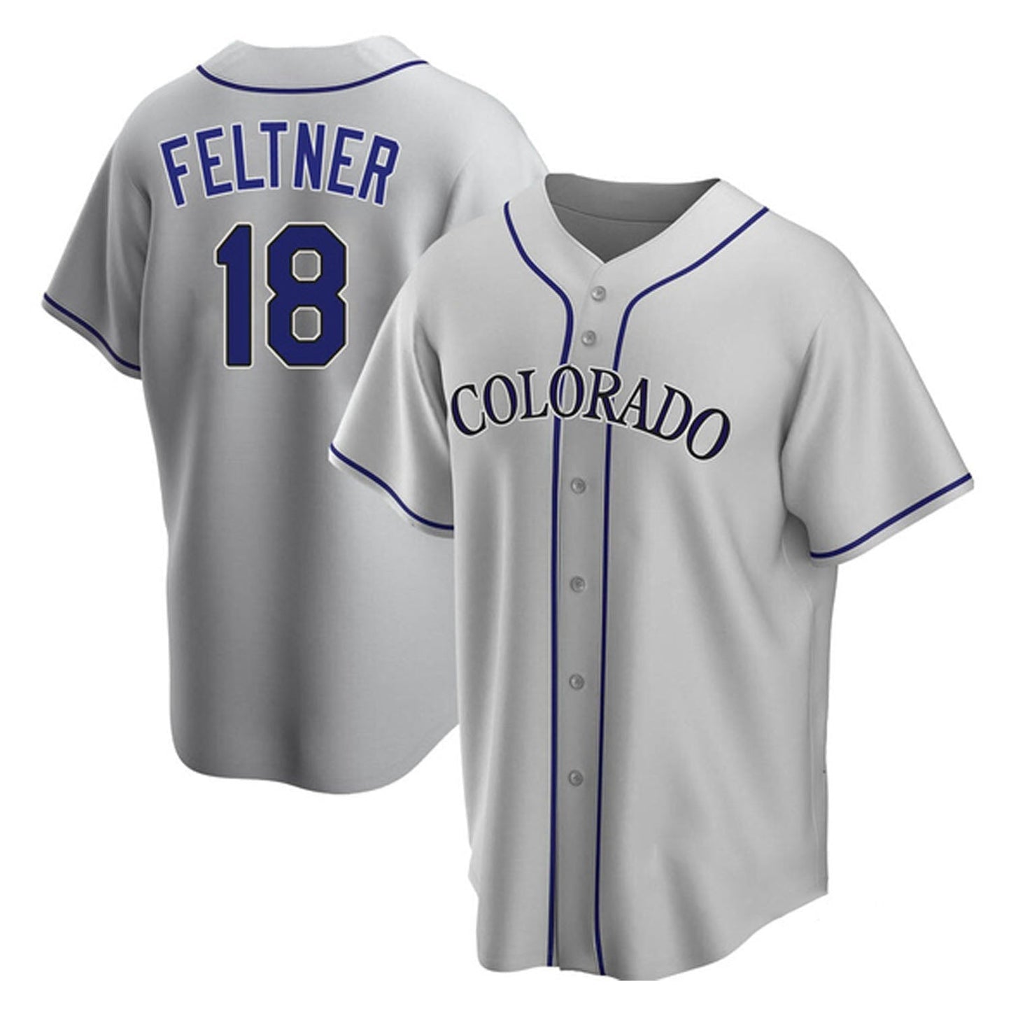 Baseball Ryan Feltner Colorado Rockies 18 Jersey