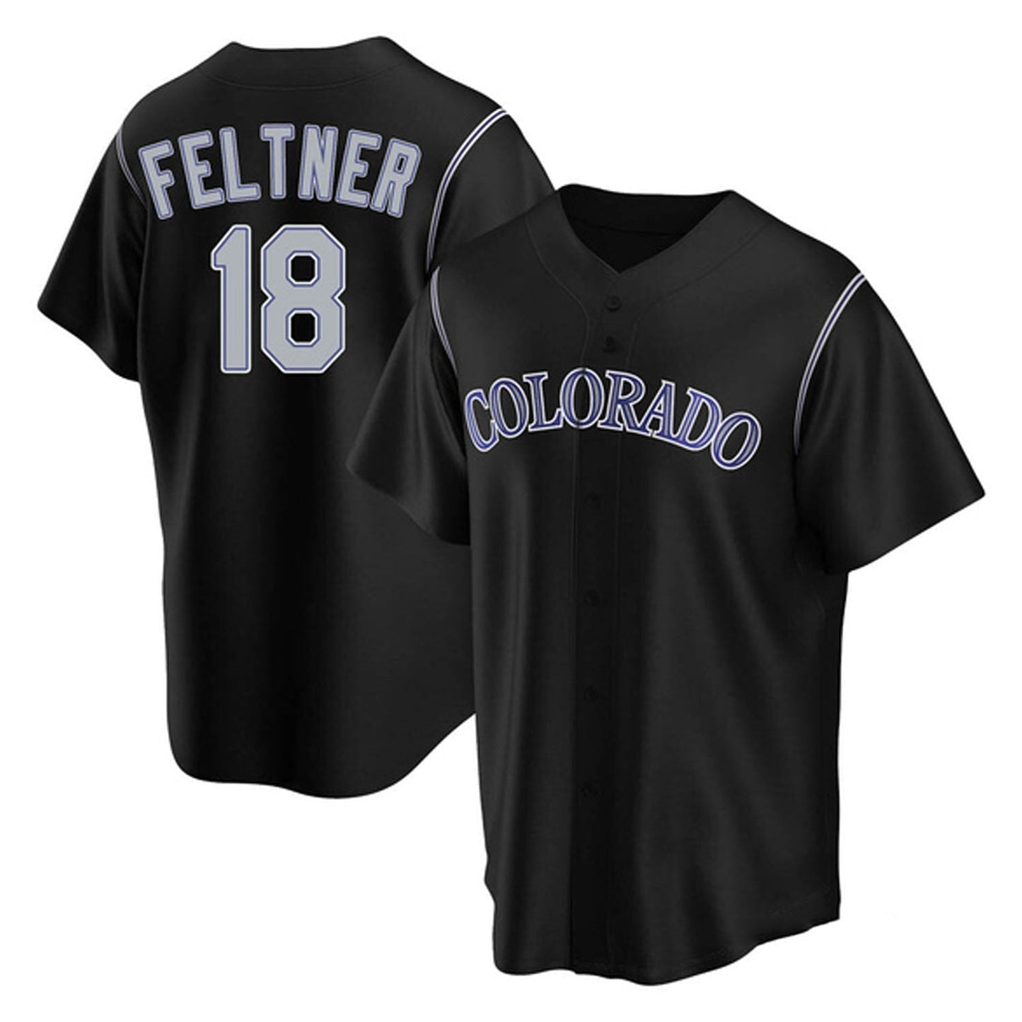 Baseball Ryan Feltner Colorado Rockies 18 Jersey