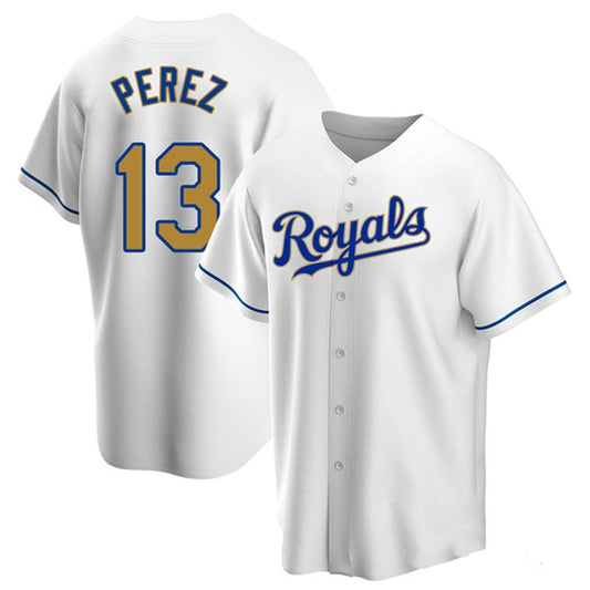 Baseball Salvador Perez Kansas City Royals 13 Jersey