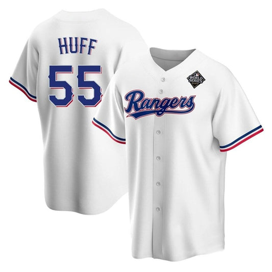 Baseball Sam Huff Texas Ranger 55 Jersey