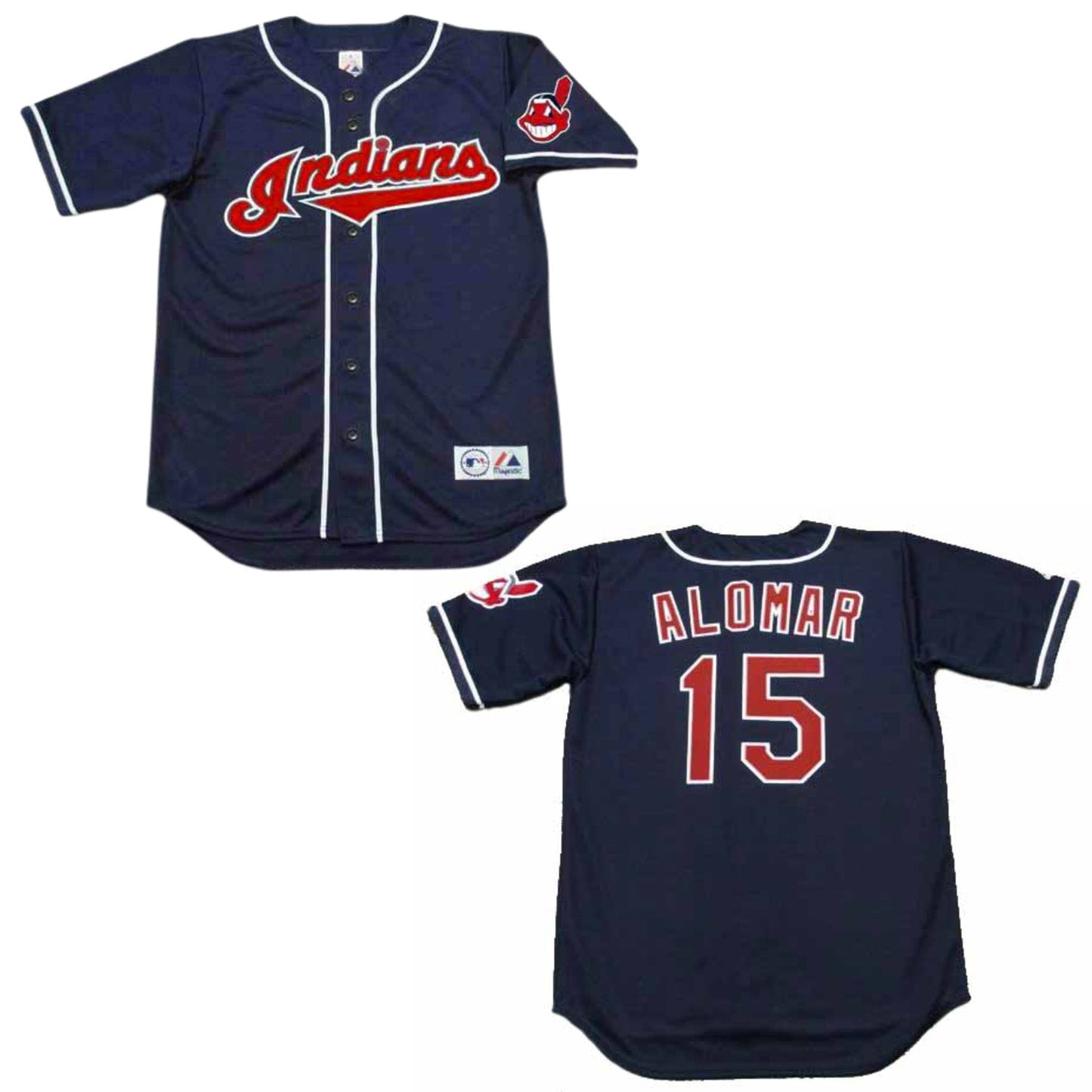 Baseball Sandy Alomar Cleveland Indians 15 Jersey