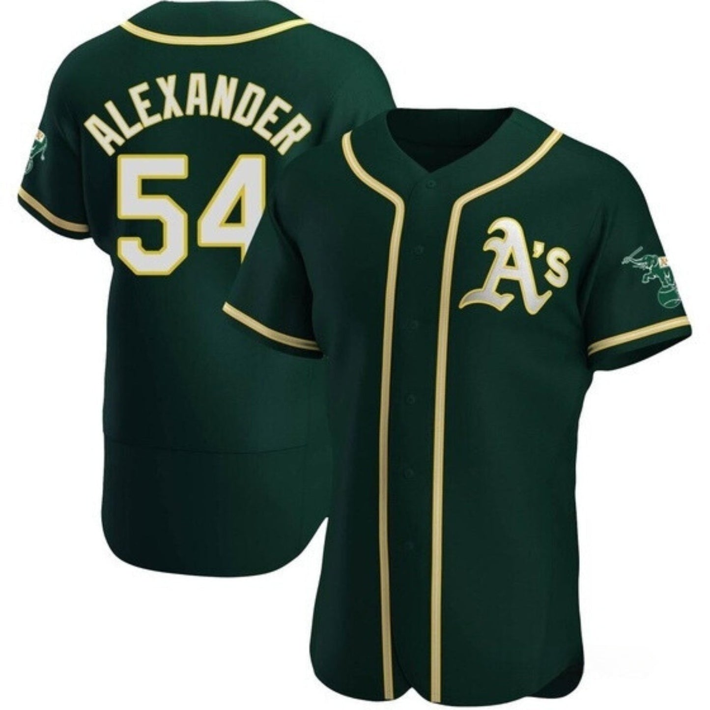 Baseball Scott Alexander Oakland Athletics 54 Jersey