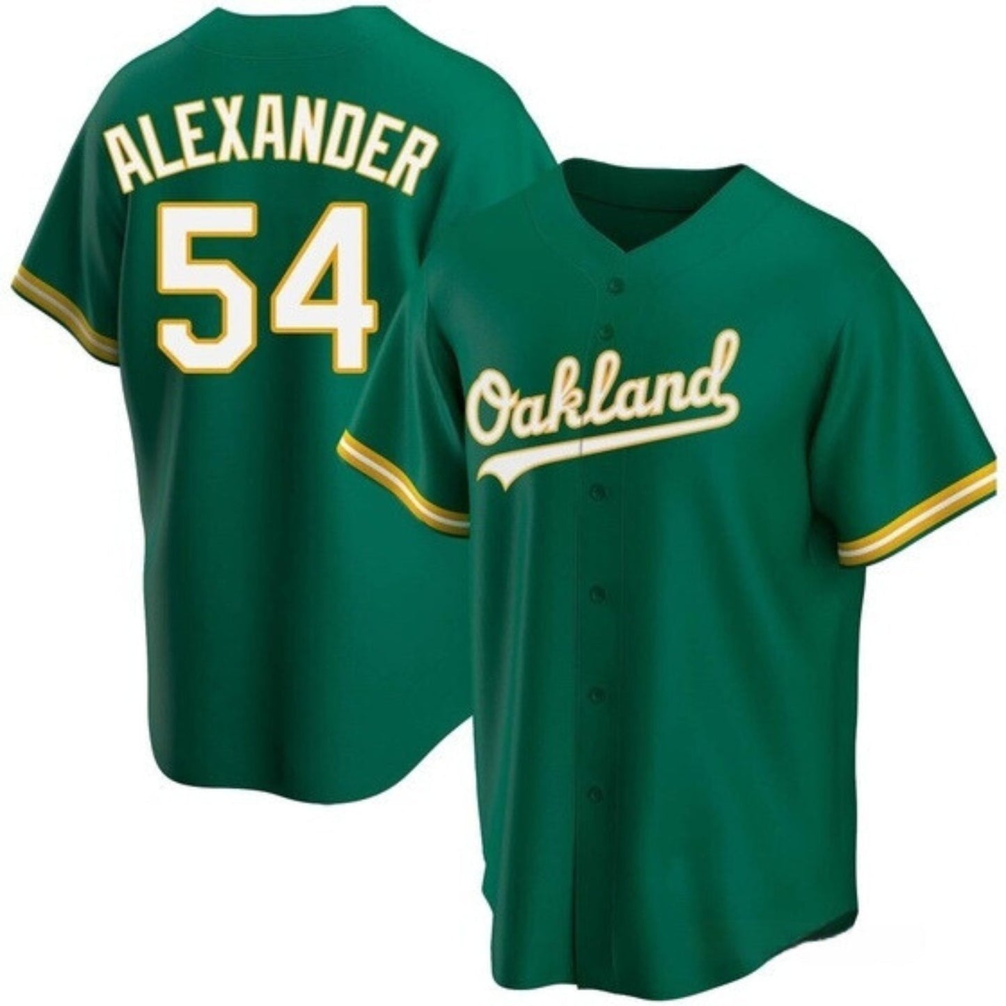 Baseball Scott Alexander Oakland Athletics 54 Jersey