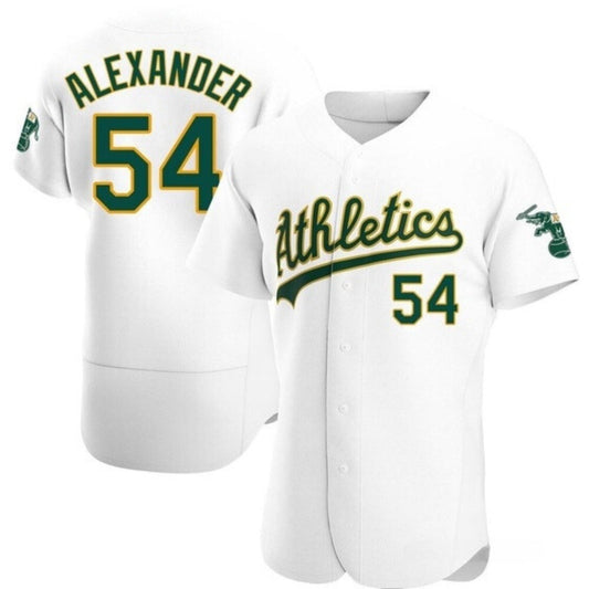 Baseball Scott Alexander Oakland Athletics 54 Jersey